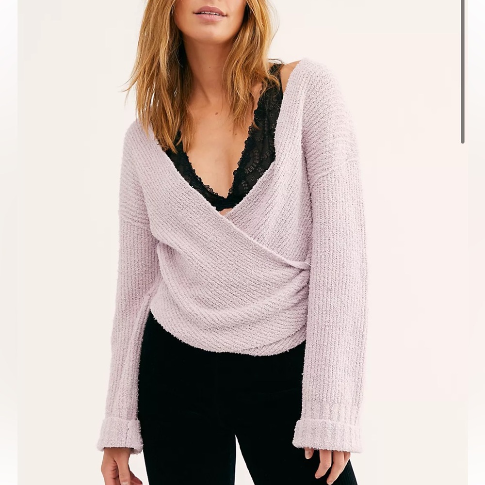 Free People Wrap Sweater!